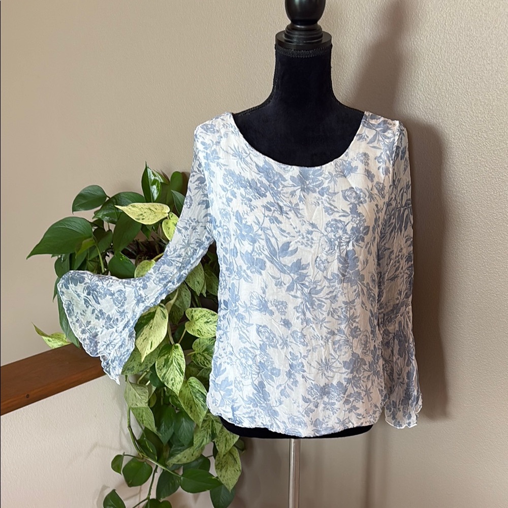 Viola Borghi made in Italy Silk Top